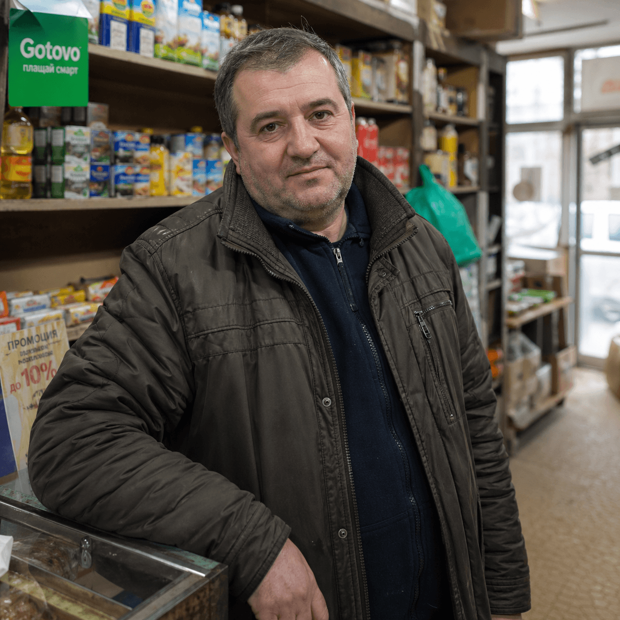 Иван, собственик на супермаркет в Първомай